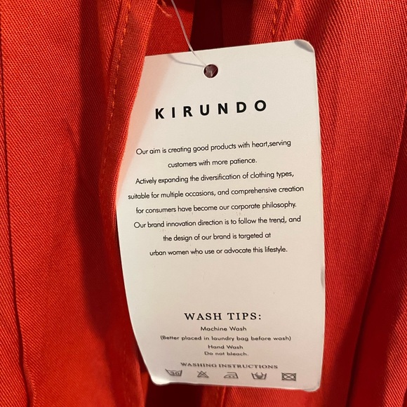 Kirundo Rough Hem Dark Pink Sleeveless Tunic - Picture 7 of 8